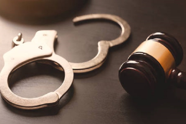 Criminal law handcuffs